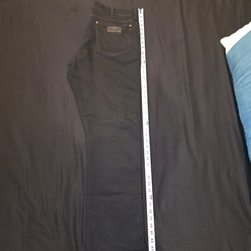 Wrangler Black Retro Slim Straight 36 x32 - Picture 3 of 9